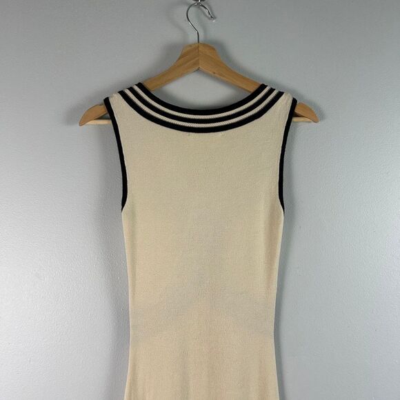 Sovere - Swell Knit Dress in Ecru/Black Small - Picture 10 of 11